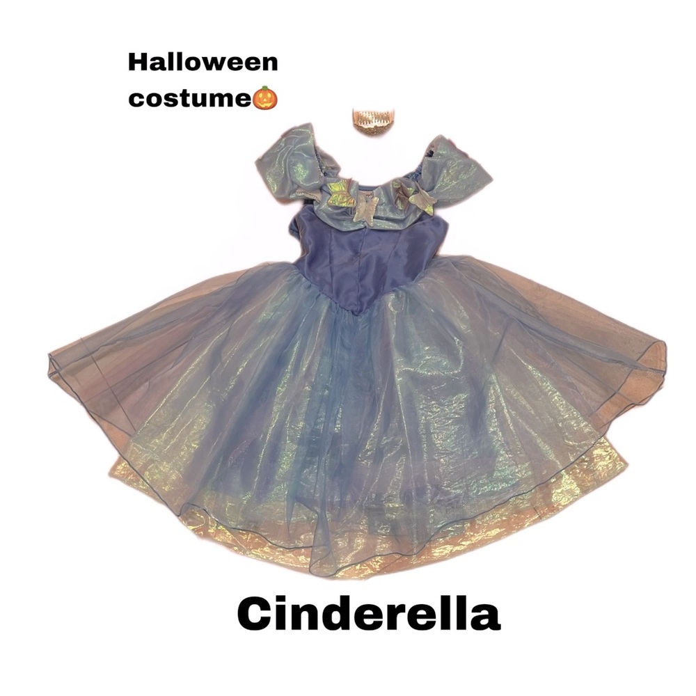 Halloween Cinderella costume(XS) with Tiara